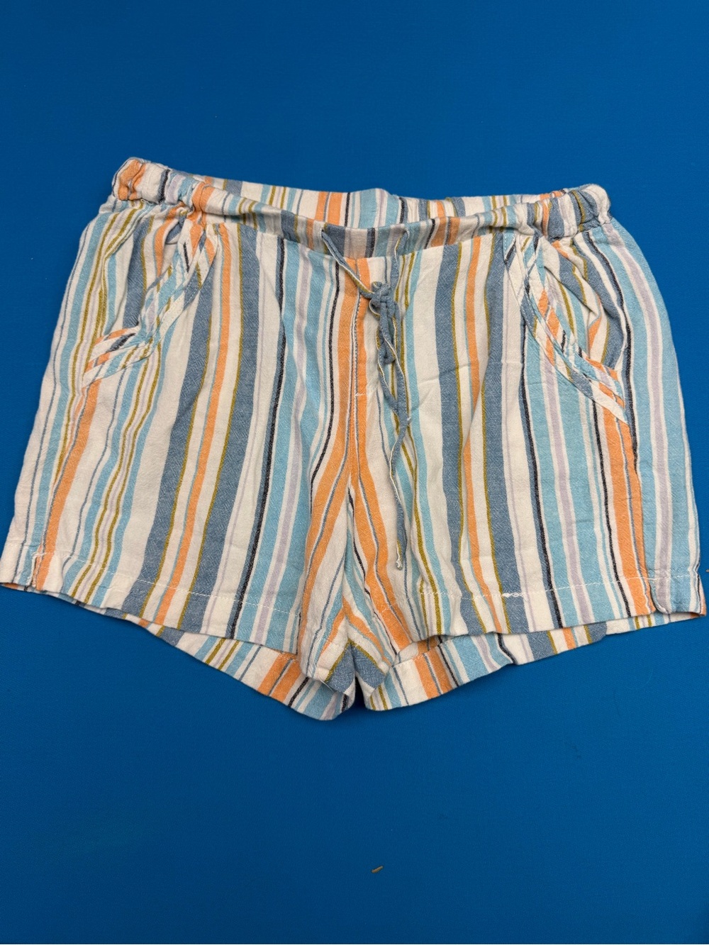 Briggs New York Multicolor Striped Drawstring Women's Shorts
